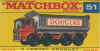 Matchbox 8 Wheel Tipper - Regular Wheels  51D